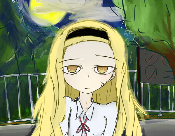 月とまりなちゃん