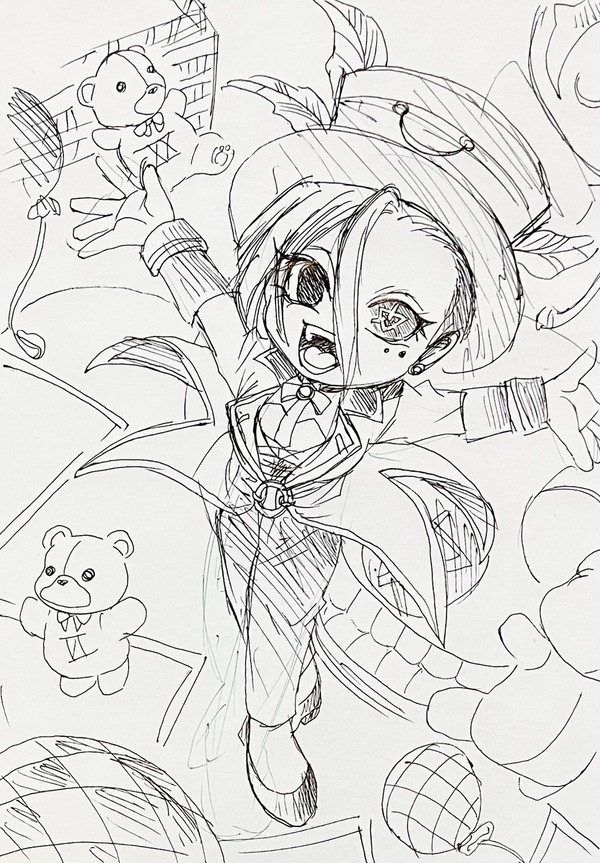 シャンフロ落書きを1日1枚100日描いてみましたR7そのニ
