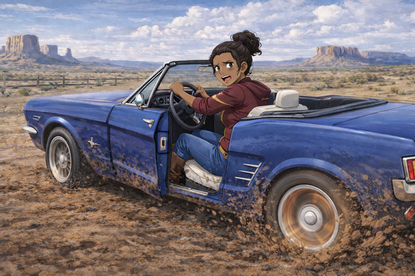 car stuck girl 3