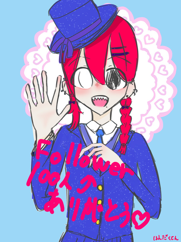 フォロワー100人越えありがとうございます!!🫶