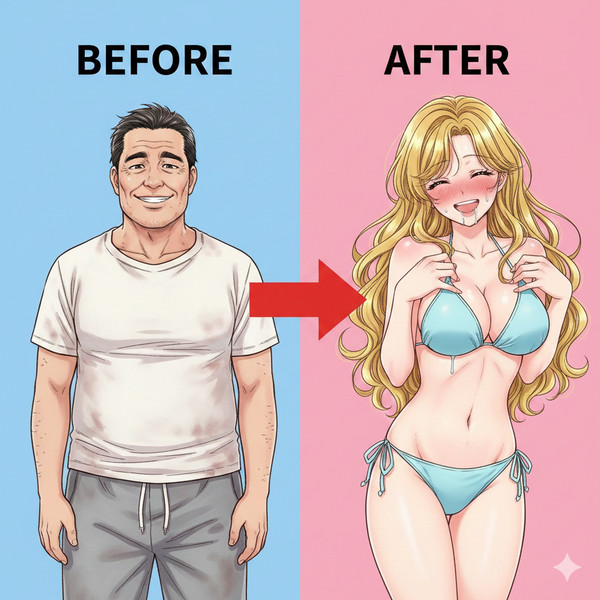 女体化イラスト練習