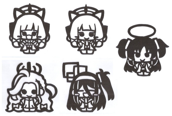 切り絵『ちびゲーム開発部だいぼうけん!』