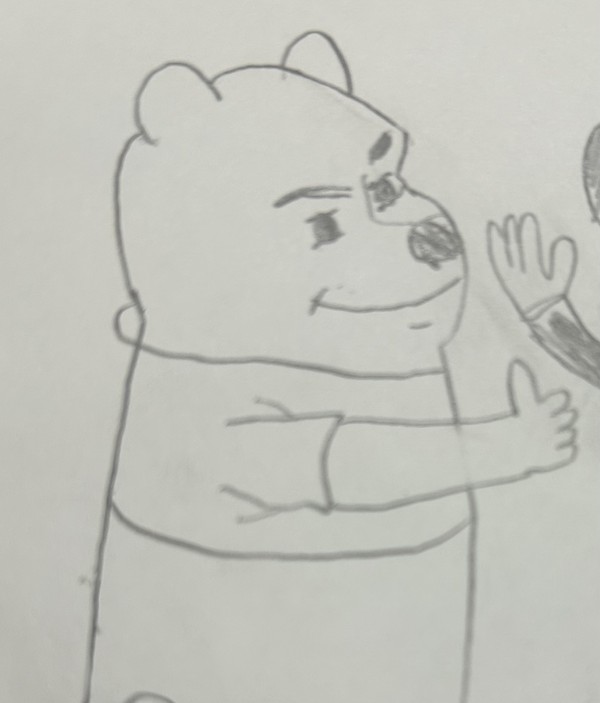 凛々しいプーさん