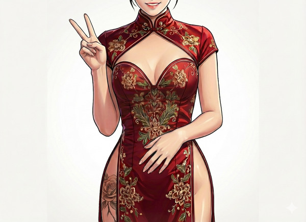 圣女的旗袍照