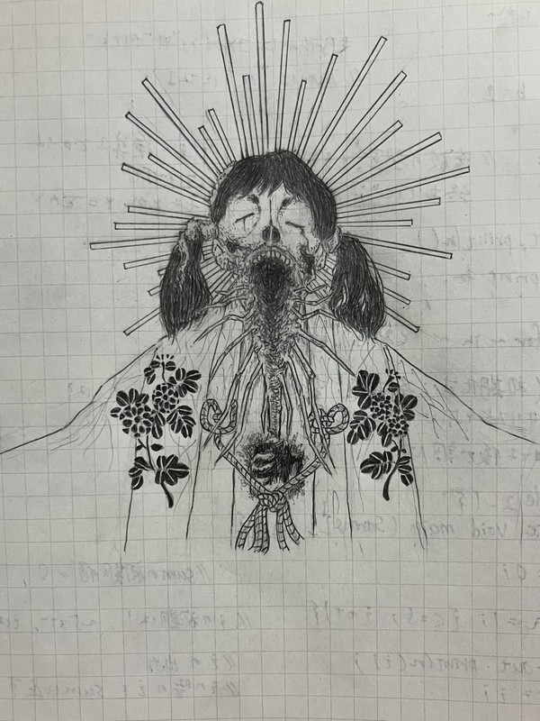 サイレントヒルf 咲子 模写