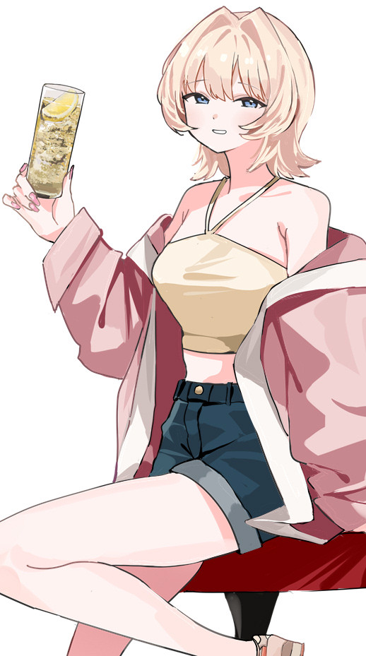 Drinking girl