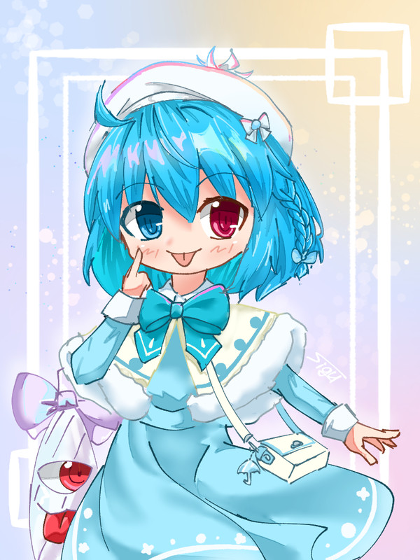 ロスワの冬小傘ちゃんが可愛いらくがき