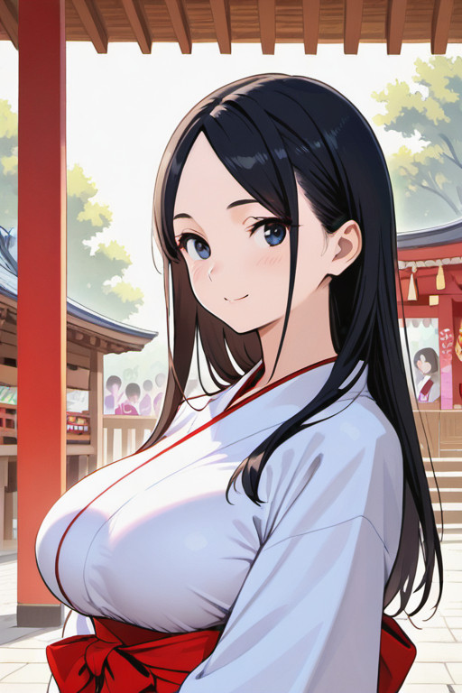 黒髪巨乳ちゃん392 - 1/1