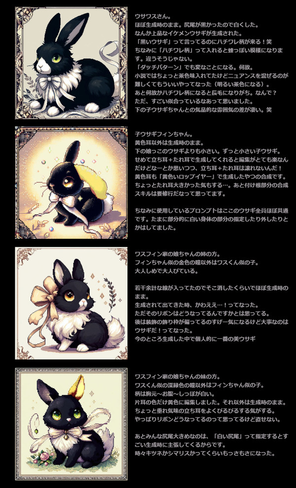 ウサワスフィン一家