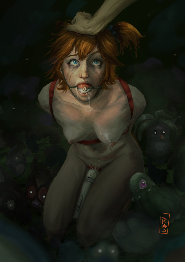 Misty catched