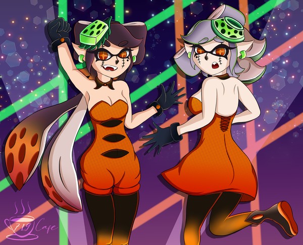 Halloween Squid Sisters