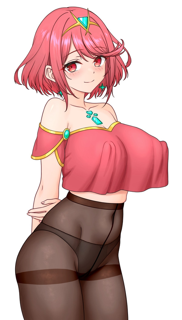 homewear and topless Pyra