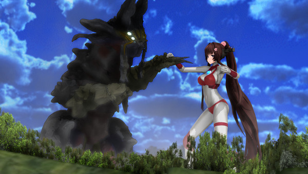 ヤマトラマンF VS メガロゾーア〈第一形態〉