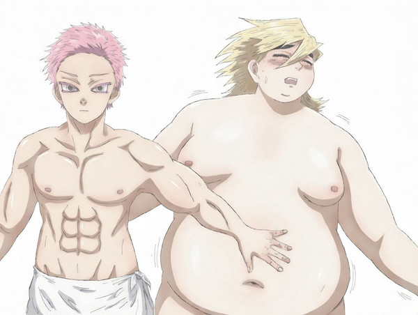 その腹をどかせ