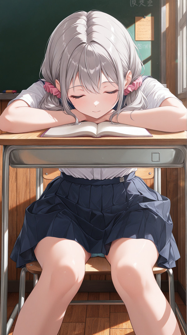 お疲れの富崎さん