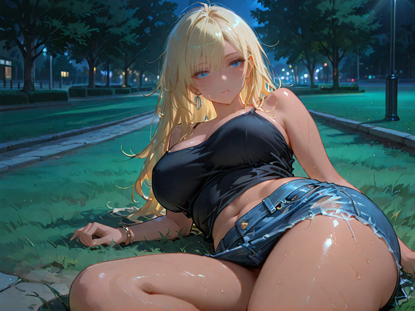 【★新作★FANZA販売中】 酔っ払い迷惑褐色ギャル。 - 1/1