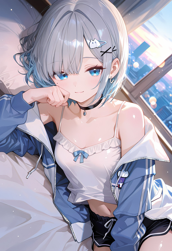 v