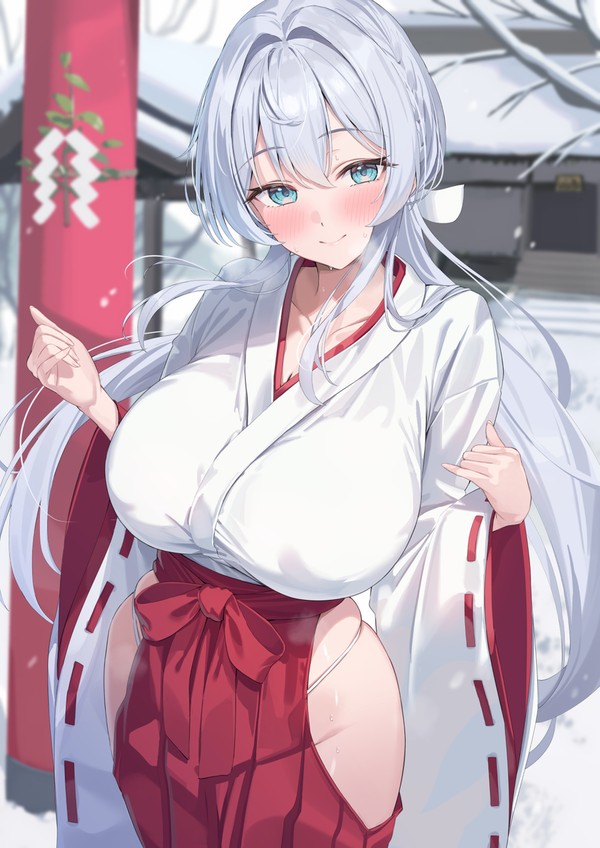 巫女服シオンさん - 1/1