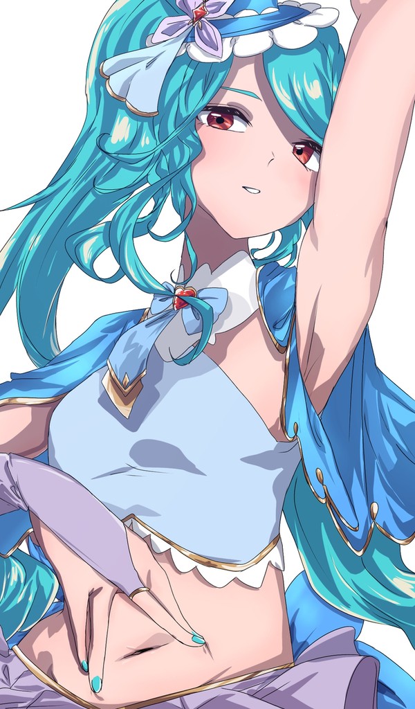 おへそを広げるキュアエクレール✨