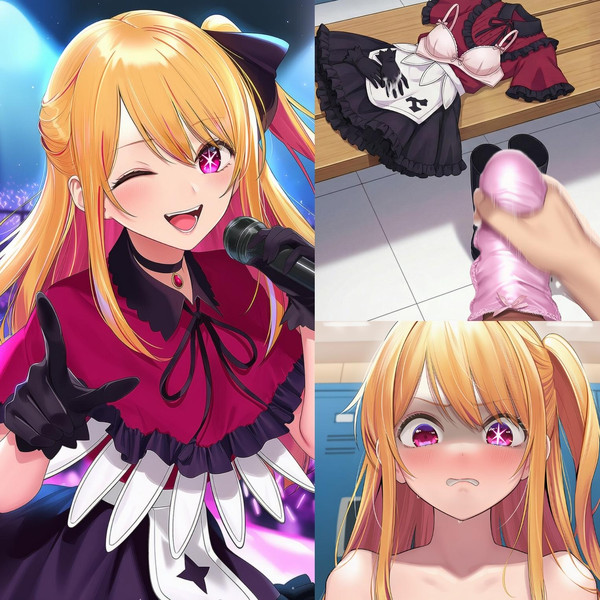 星野ルビー 着替え盗撮&パンツコキ