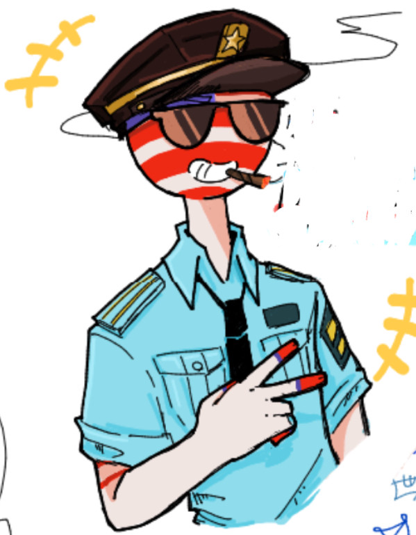 カンヒュ絵チャ落書きアメリカさん