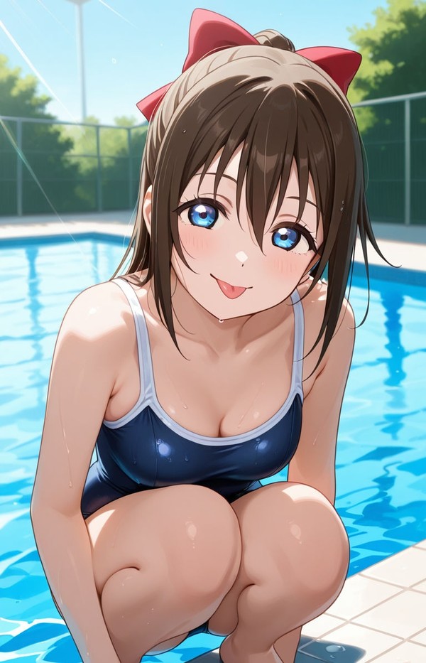 スクール水着しずく