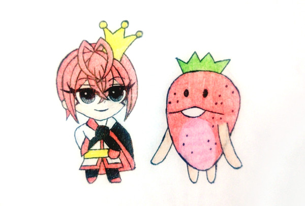 リドルといちごなめこちゃん🌹❤🍓