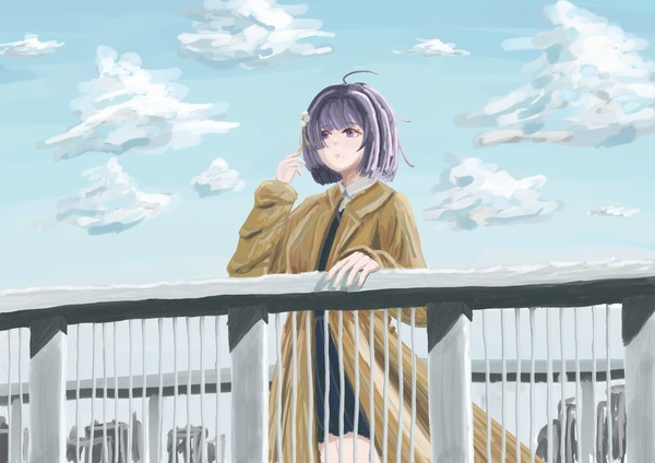 冬の空と美鈴
