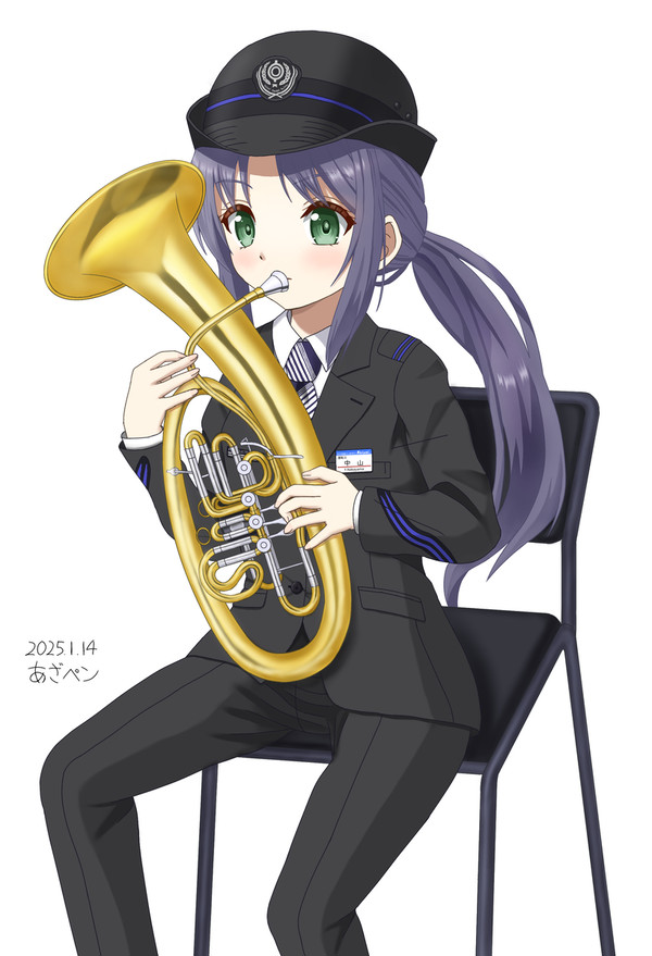 ワーグナーチューバを吹く中山ゆかり