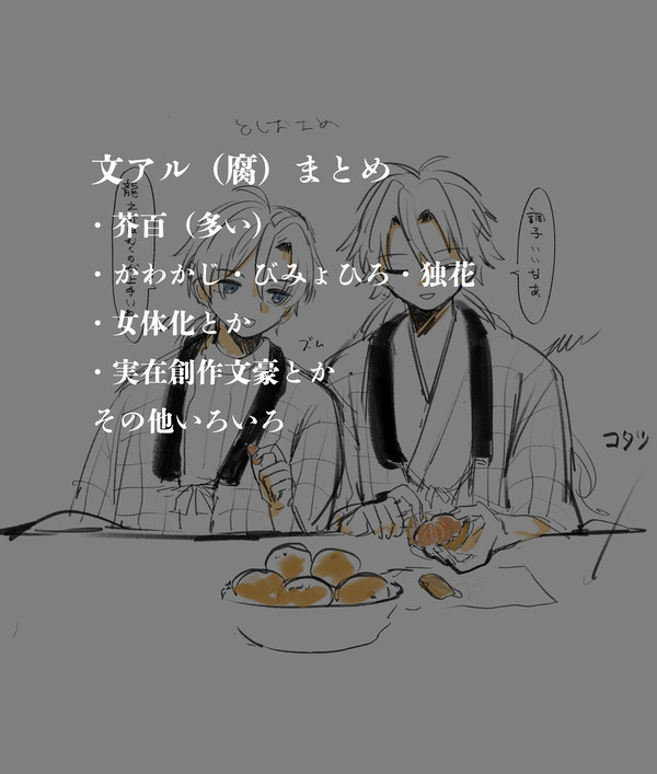 ぶんある腐向けまとめ