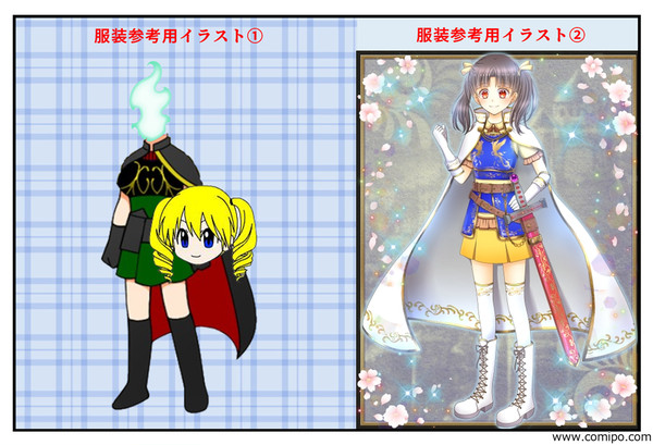 【クロクロＰＢＷ】キャラクターイラスト用作画資料（光３）