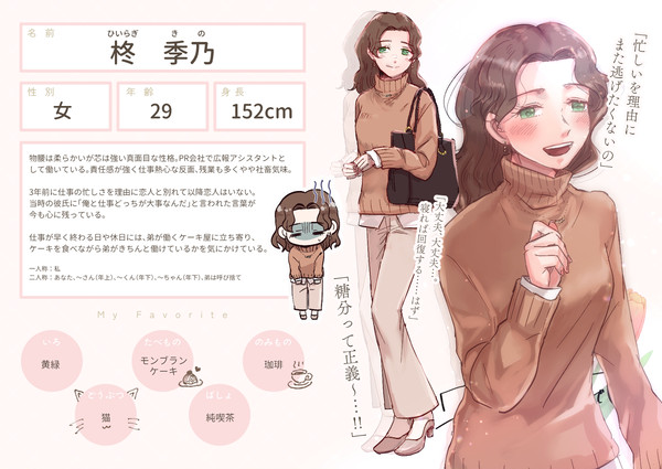 【ずっすき】柊　季乃【登場人物】