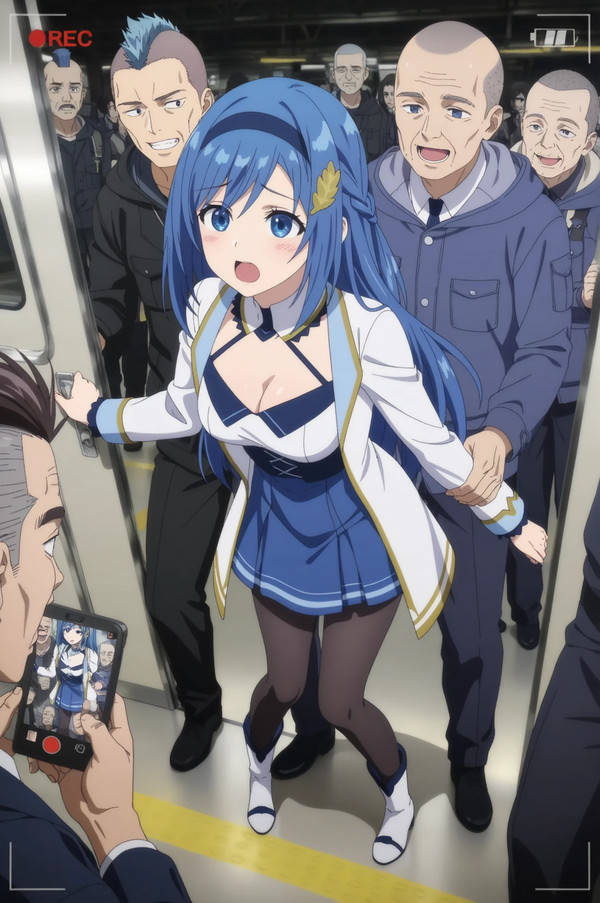 痴漢00人隊(被害者ファイル3ルーナ・フロックハートちゃん)