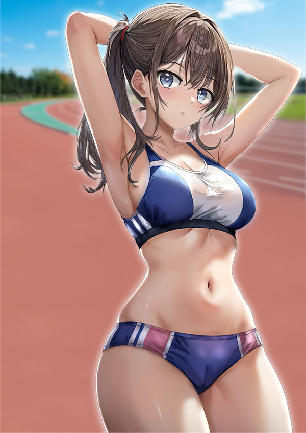 陸上部の女の子