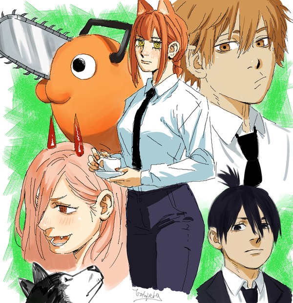chainsaw man fanart