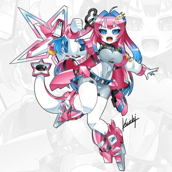 【Skeb】星屑ぷらね　ロボ娘化