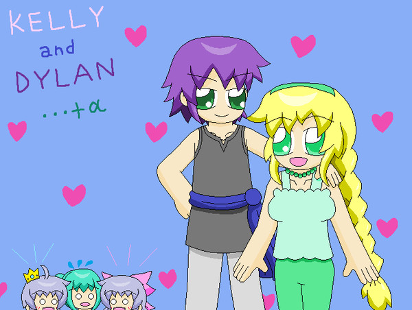 ケリーちゃんとディラン君(+α)(描かせていただきました)