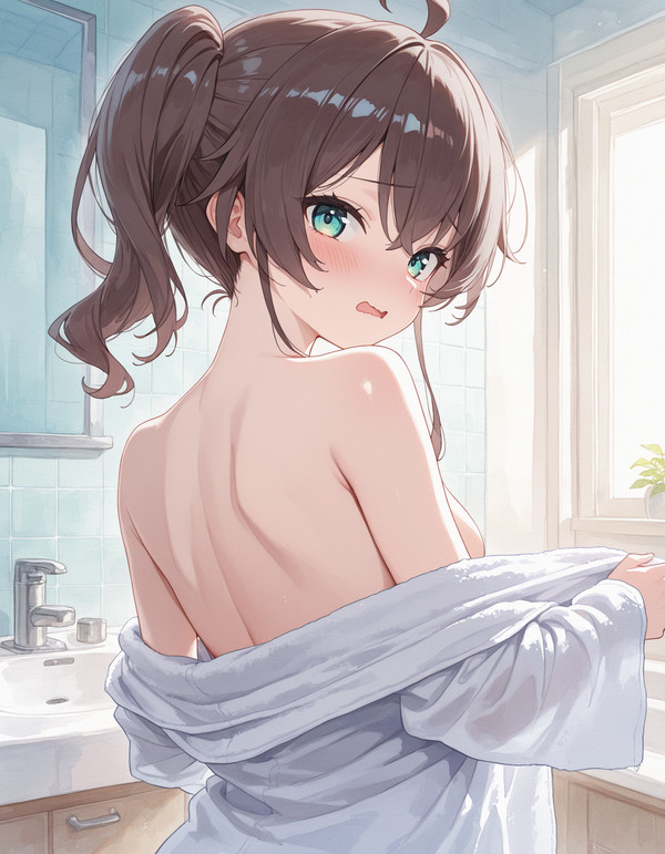 着替え中のまちゅり