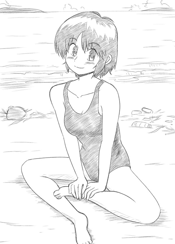 スク水紫音さん(つづき)