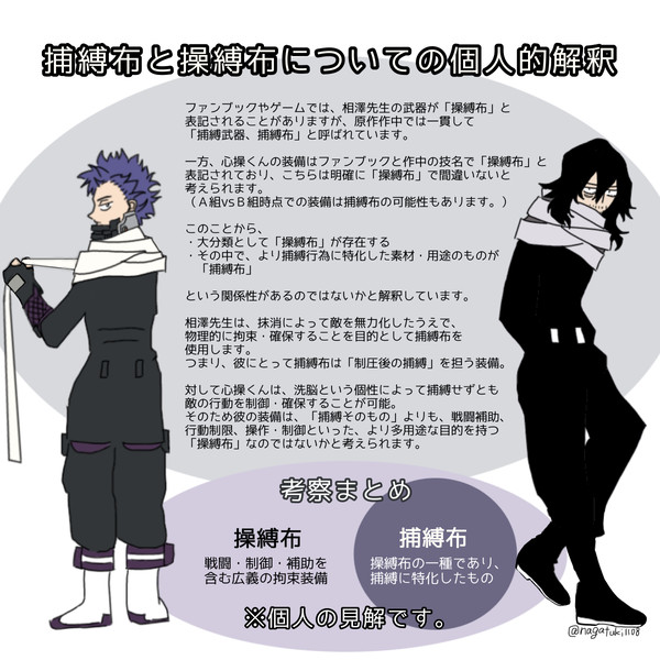 【考察】捕縛布と操縛布の違いについて