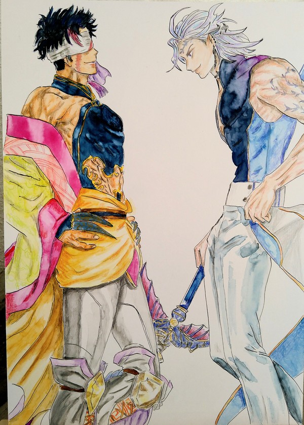 【模写】終末のワルキューレ ハデス様×始皇帝