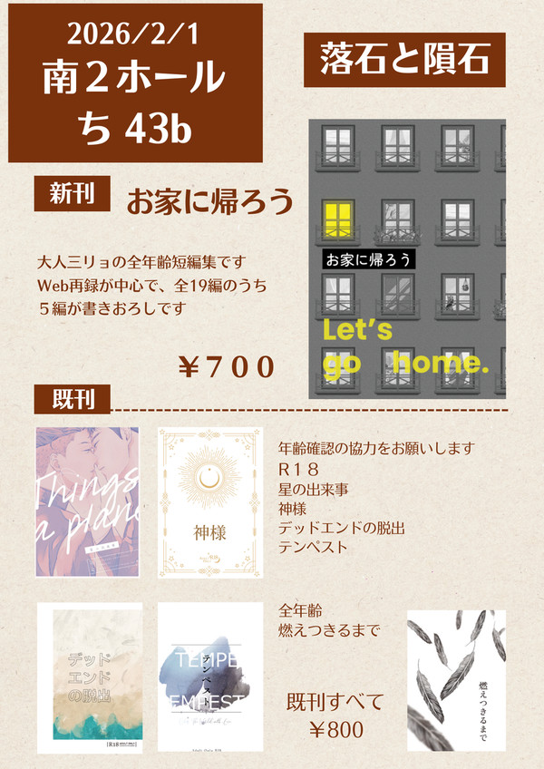 2026/2/1 おしながき