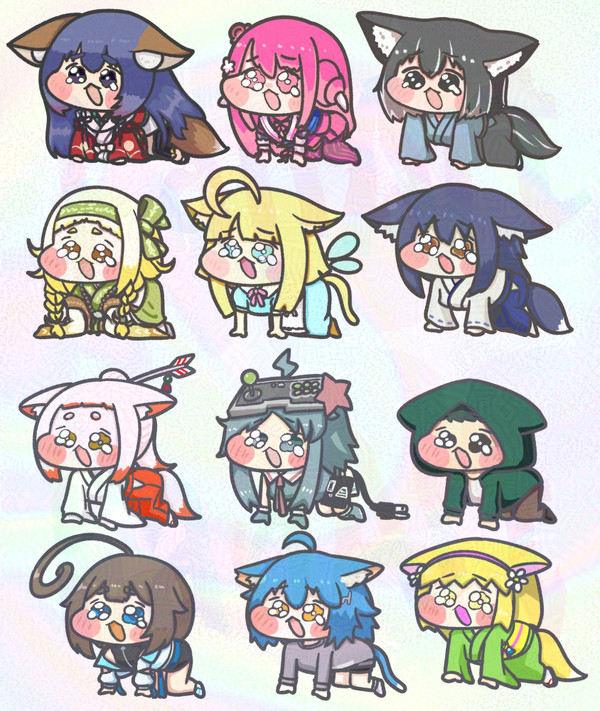 スピキミーム風ファンアート