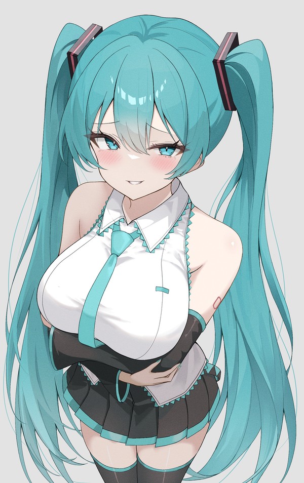 腕組みミクさん