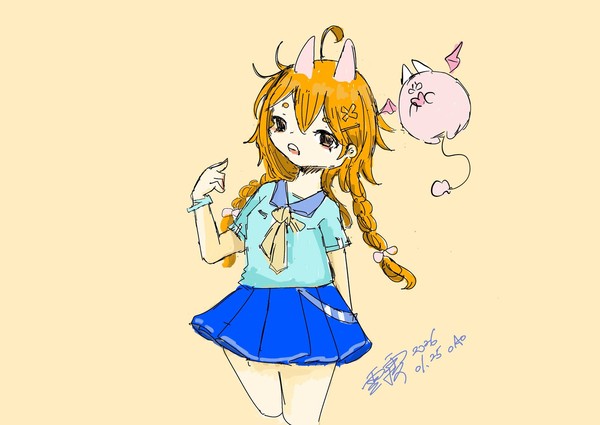 平板上色