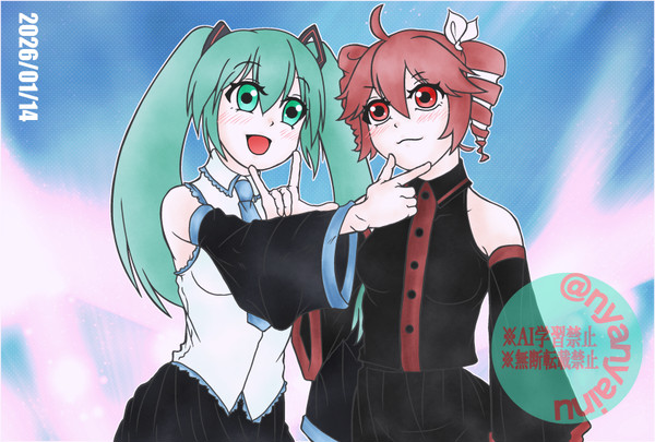 【軽率らくがき】ボカロとかボイロまとめ【二次創作】