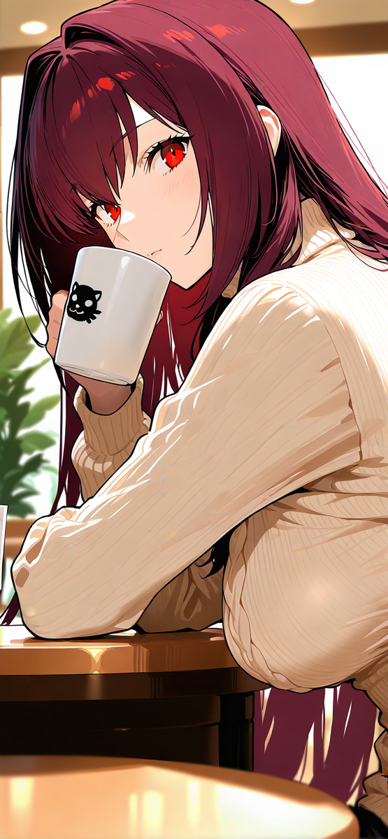 【今日お題】コーヒー　スカサハ