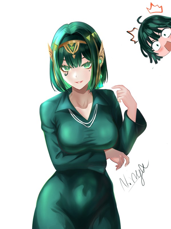 NEFER IN FUBUKI CLOTHES