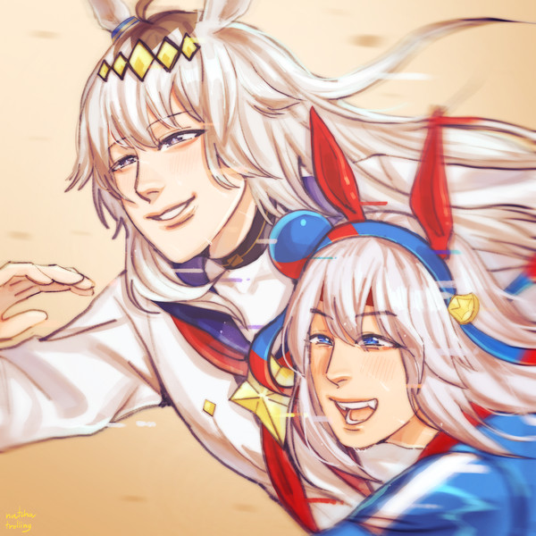 Oguri Cap and Tamamo Cross