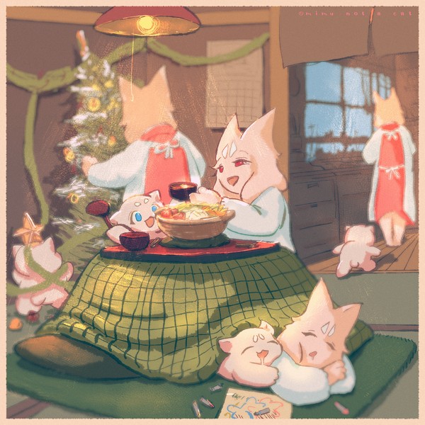 『猫とコイン』より、こたつのまわりの時間